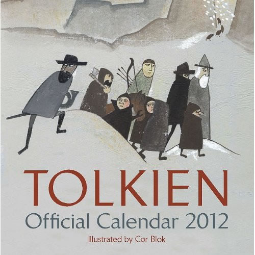 2012 annual calendar. Tolkien Calendar 2012 will